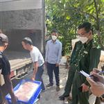 Phát hiện phương tiện vận chuyển hơn 3 tấn thịt lợn bốc mùi ôi thiu